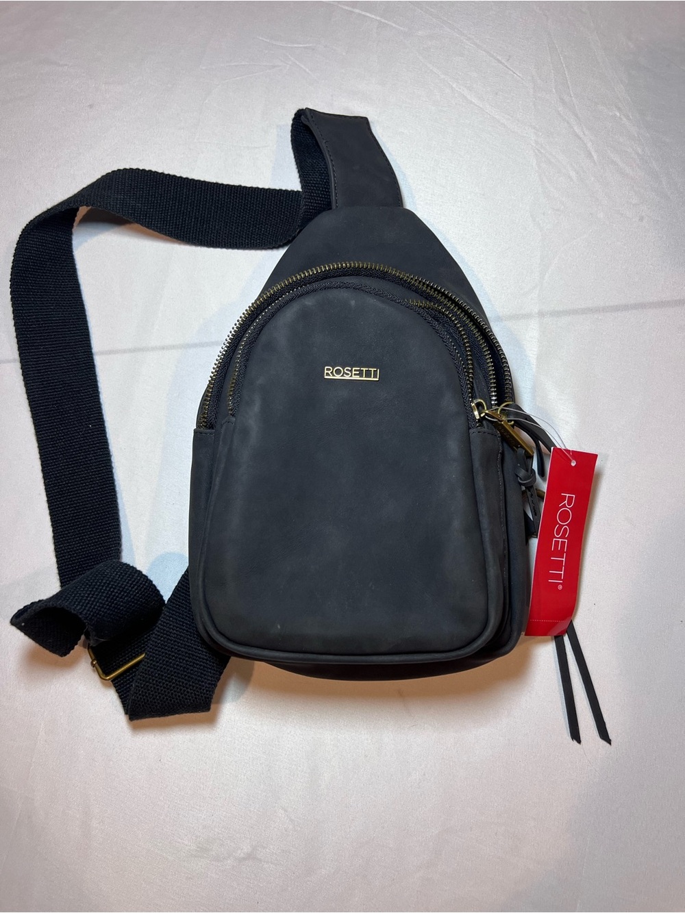 Rosetti Black Crossbody Sling Bag